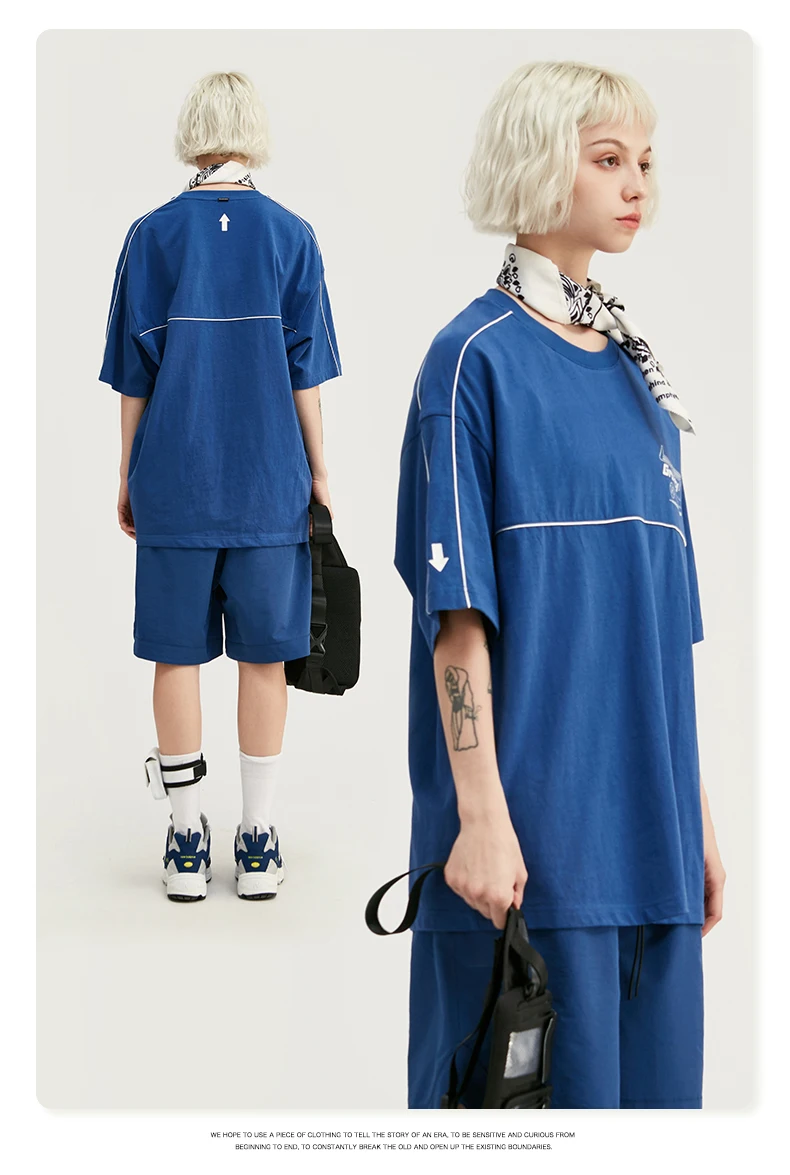 INFLATION хлопковая Мужская футболка, уличная одежда, camiseta hombre, футболка, Homme, свободная, хип-хоп, Harajuku, футболка 1066S20