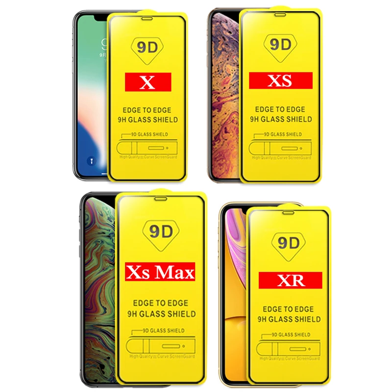 Защитное стекло 9D для iphone 12 Pro max/XS MAX/XR/200 Plus/SE 678 pro max 2020/11 шт.|Защитные стёкла и