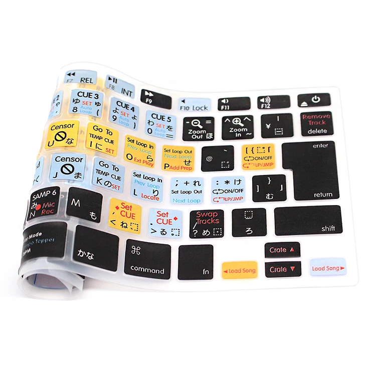 Чехол HRH Serato для клавиатуры функциональный силиконовый чехол Macbook Air Pro Retina 13 15 17