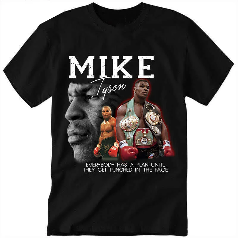 Креативный дизайн железный Майк Тайсон Легенда боксерская поклонная футболка.