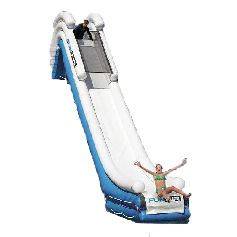 

PVC Inflatable Water Slide Customizable Size Commercial Mesh Cloth Inflatable Slide Water Sports Slide