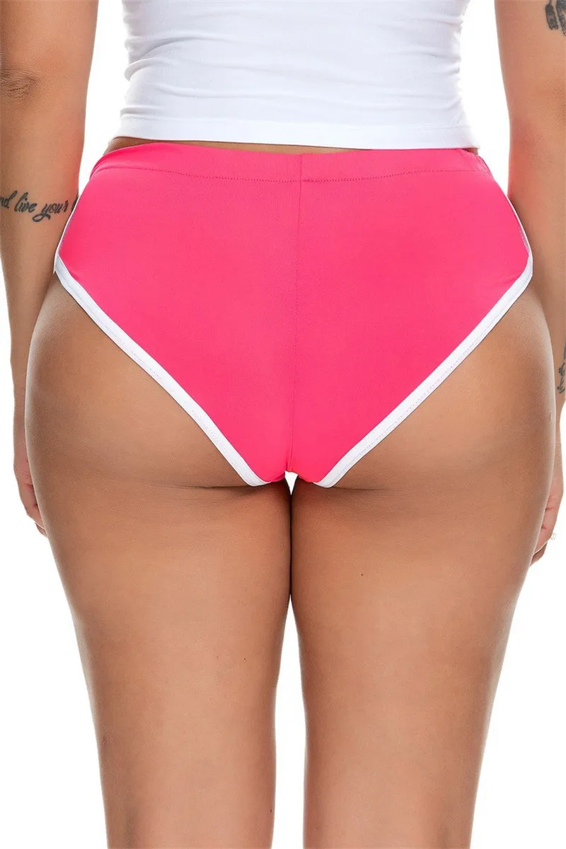 

New Summer Women Shorts Casual High Waist Elasticated Seamless Fitness Shorts Fashion Solid Female Clothes Beachwear Plus Size