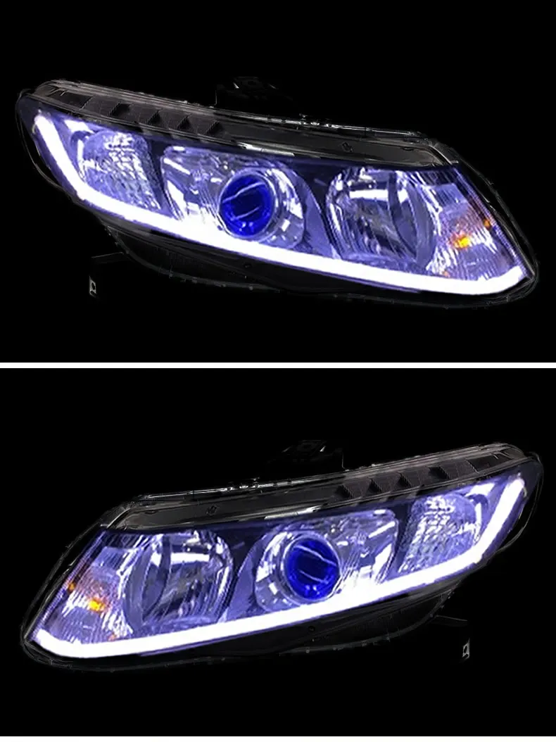 Автомобильный Стайлинг для Honda Civic Bi-xenon двойной объектив HID комплект Автомобильный Стайлинг 8 поколение для Honda Civic фары парковка 2006-2012
