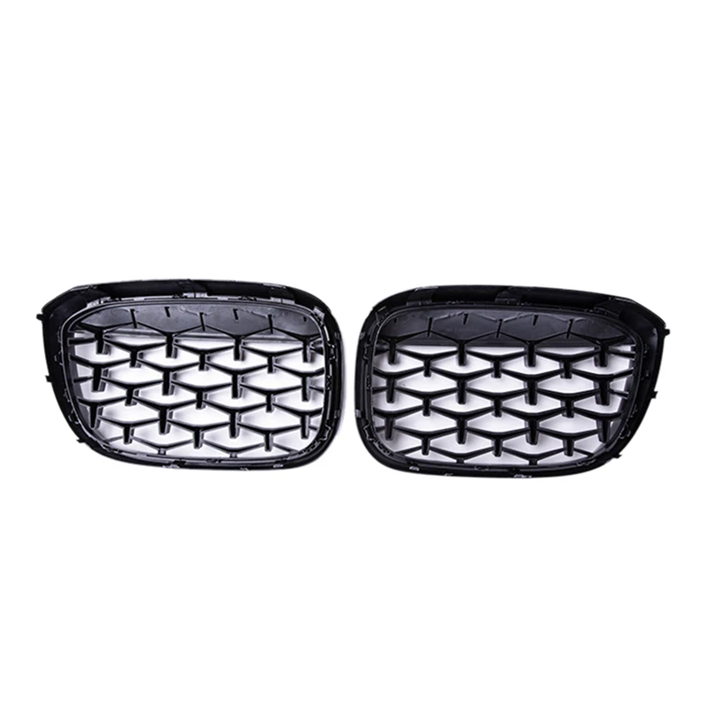 

2 Set Car Accessories: 1 Set Air Conditioner Duct Vent Air Outlet Grille Cover & 1 Set Kidney Grille Middle Net Grills
