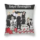 Наволочки с рисунком Токийский манга, классические подушки для дивана, квадратная наволочка