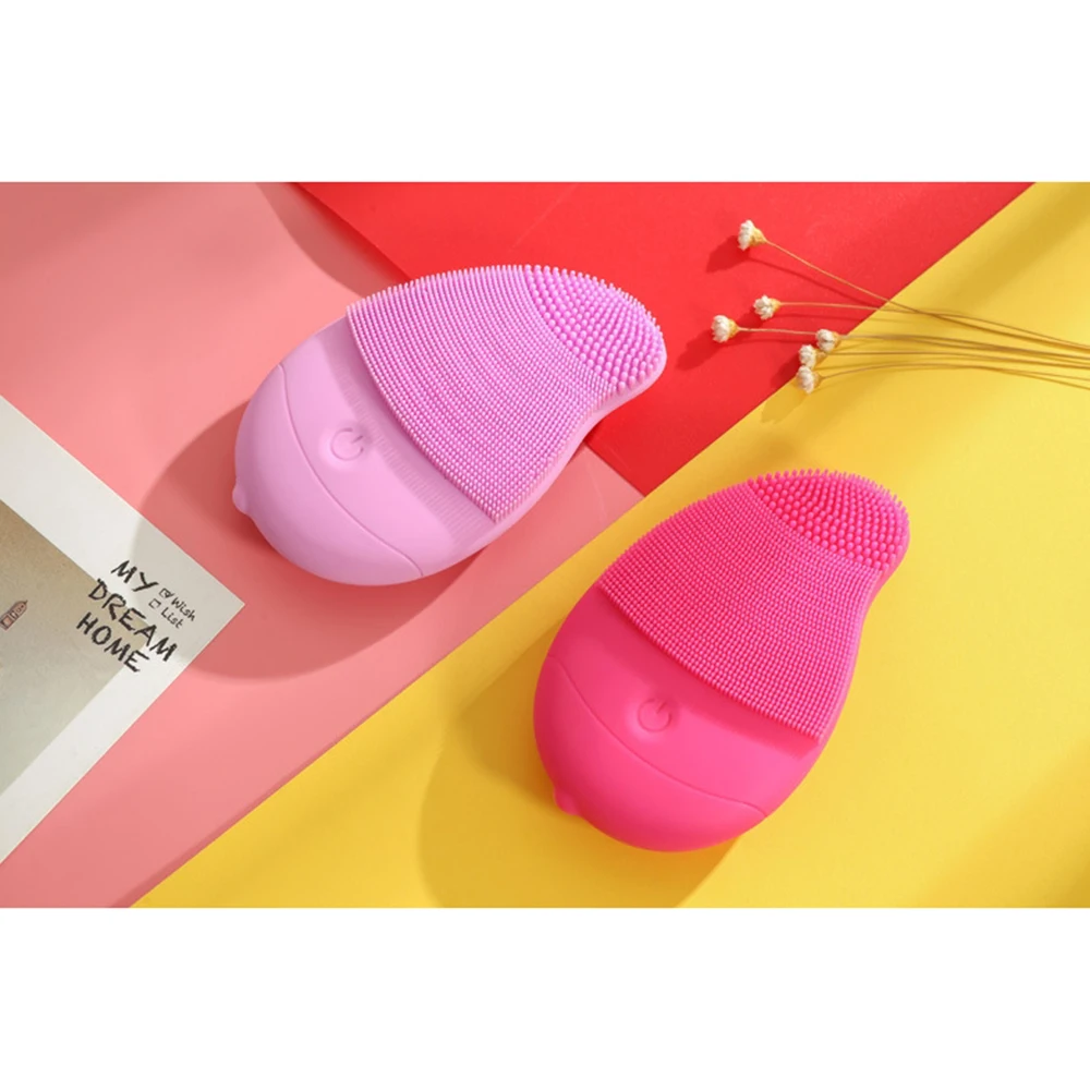 Новая силиконовая щетка для очищения лица водостойкая лицо поры глубокий