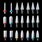 1 шт. керамический сверло для ногтей, электрическая маникюрная машинка, Фрезерный резак, пилочки для ногтей, маникюрный резак, инструменты для дизайна ногтей