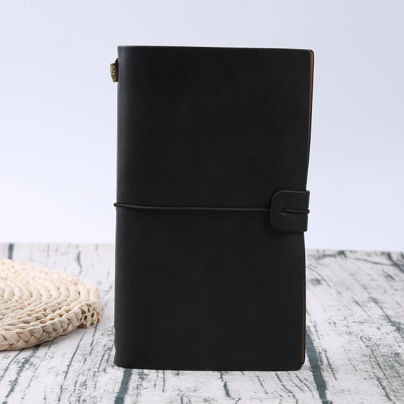 

Travel Elegant Handcrafted Diary Notebook Engraved Leather Journal Message Note