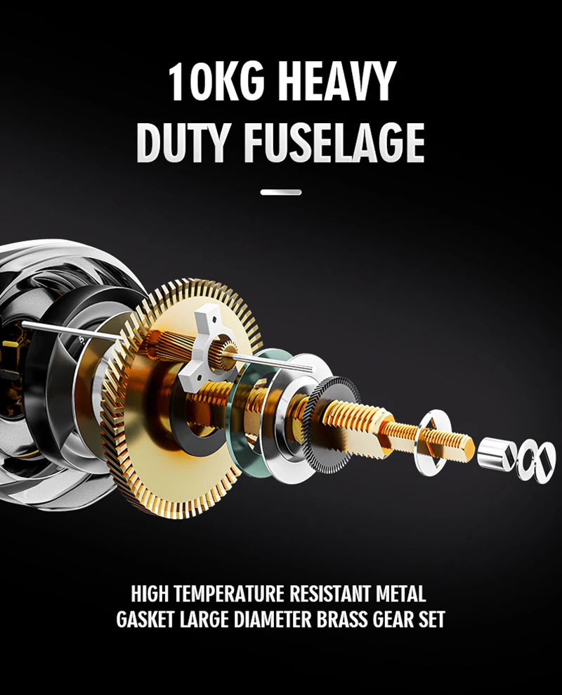 Металлическая Рыболовная катушка 18 Подшипники 10 кг Шестерни соотношение 7 3: 1