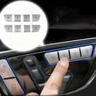 AL21-Автомобильный Стайлинг сиденья регулировка памяти 1 2 3 м кнопочный чехол Sitckers для Mercedes Benz GLA CLA GLK GLE CLS ML GL a B C E Class