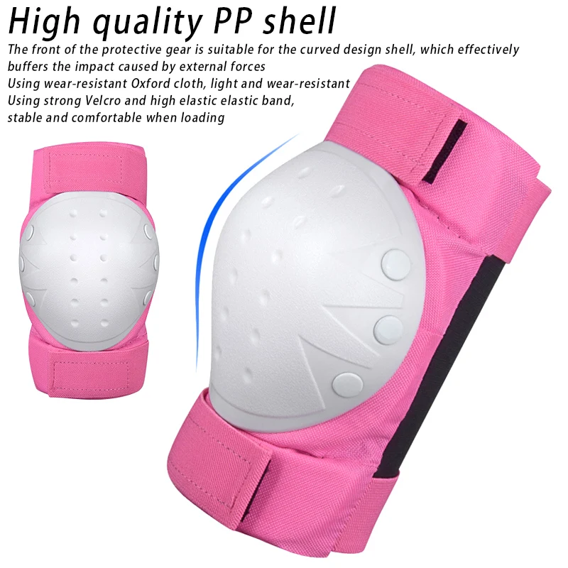 Набор защитных налокотников для скейтборда с защитой запястья 6 шт.|Лыжные