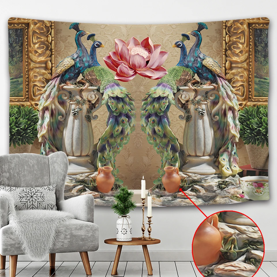 Домашняя гостиная креативное украшение гобелен Фон Ткань Скатерть psychedelic сцена