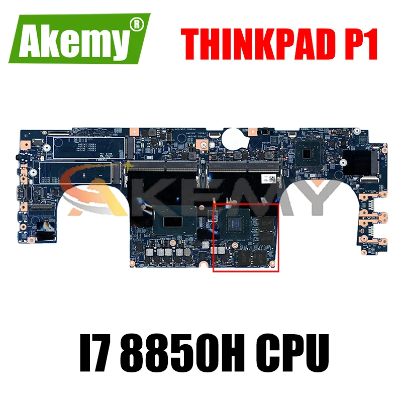 

For Lenovo ThinkPad P1 laptop motherboard 17870-1 448.0DY04.0011 W/ i7 8850H FRU 01YU931 01YU932 01YU670 01YU941 01YU687