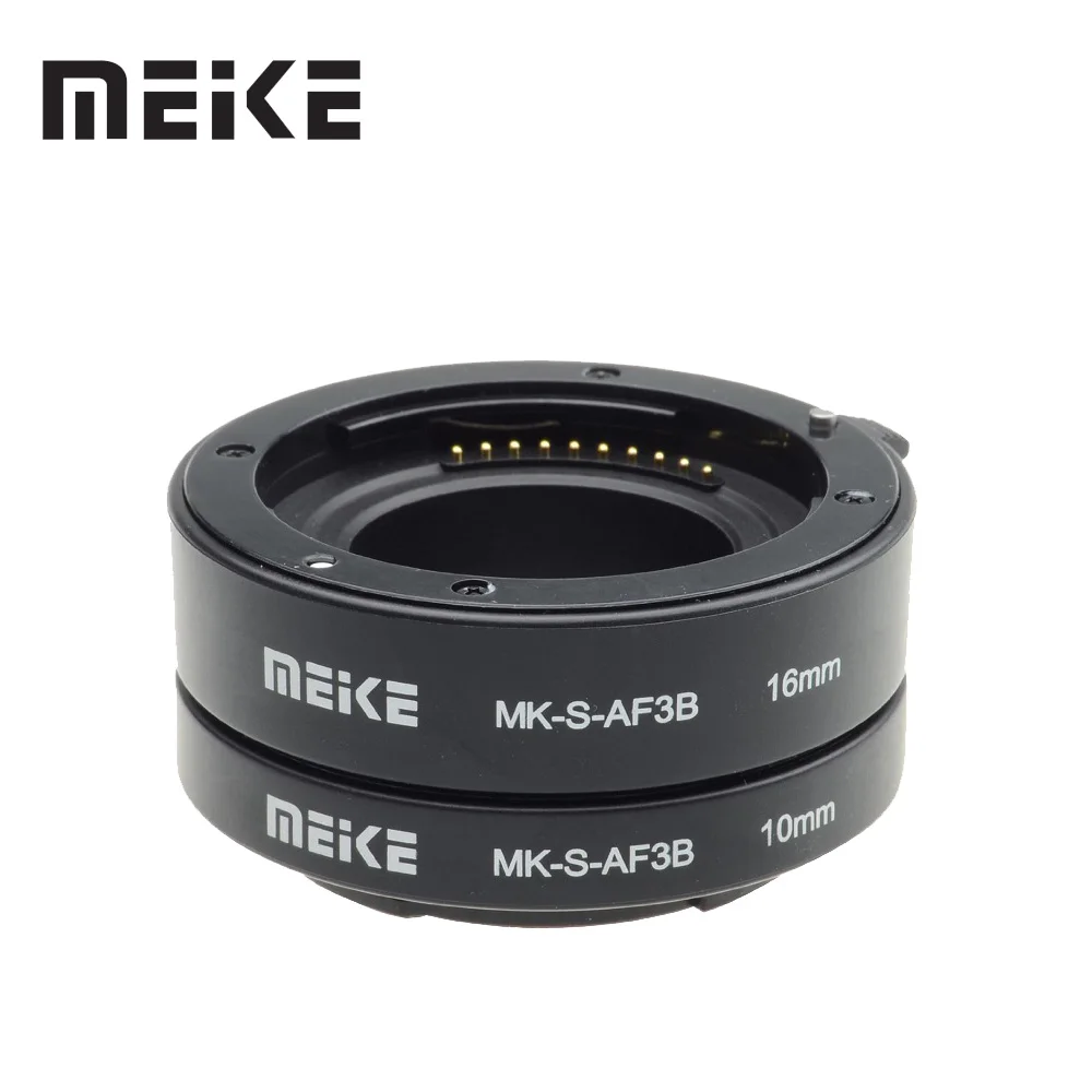 Meike Auto Focus Macro Extension Tube Ring for Sony E-Mount A6300 A6500 A6000 A7 A7II A7III A7SII NEX-7 NEX-6 NEX5R NEX-3N NEX-5