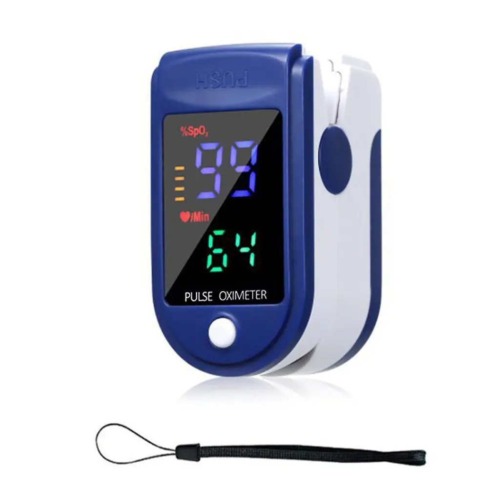 

Hot Finger Oximeter Fingertip Pulse Oximeter Equipment SPO2 PR Heart Rate Monitor Blood Oxygen Saturation Health Care Meter