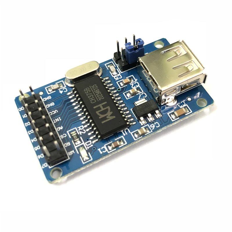Новый 1 шт. CH375B U-DISK чтение записи модуль с usb-портами связи SPI интерфейс |