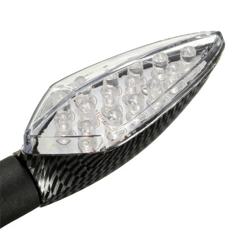 2 шт. универсальные светодиодные фонарики для мотоциклов 12 В | Сигнальные огни в