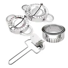 Форма для пельменей из нержавеющей стали, кухонный инструмент для резки теста, пельменей, пирогов