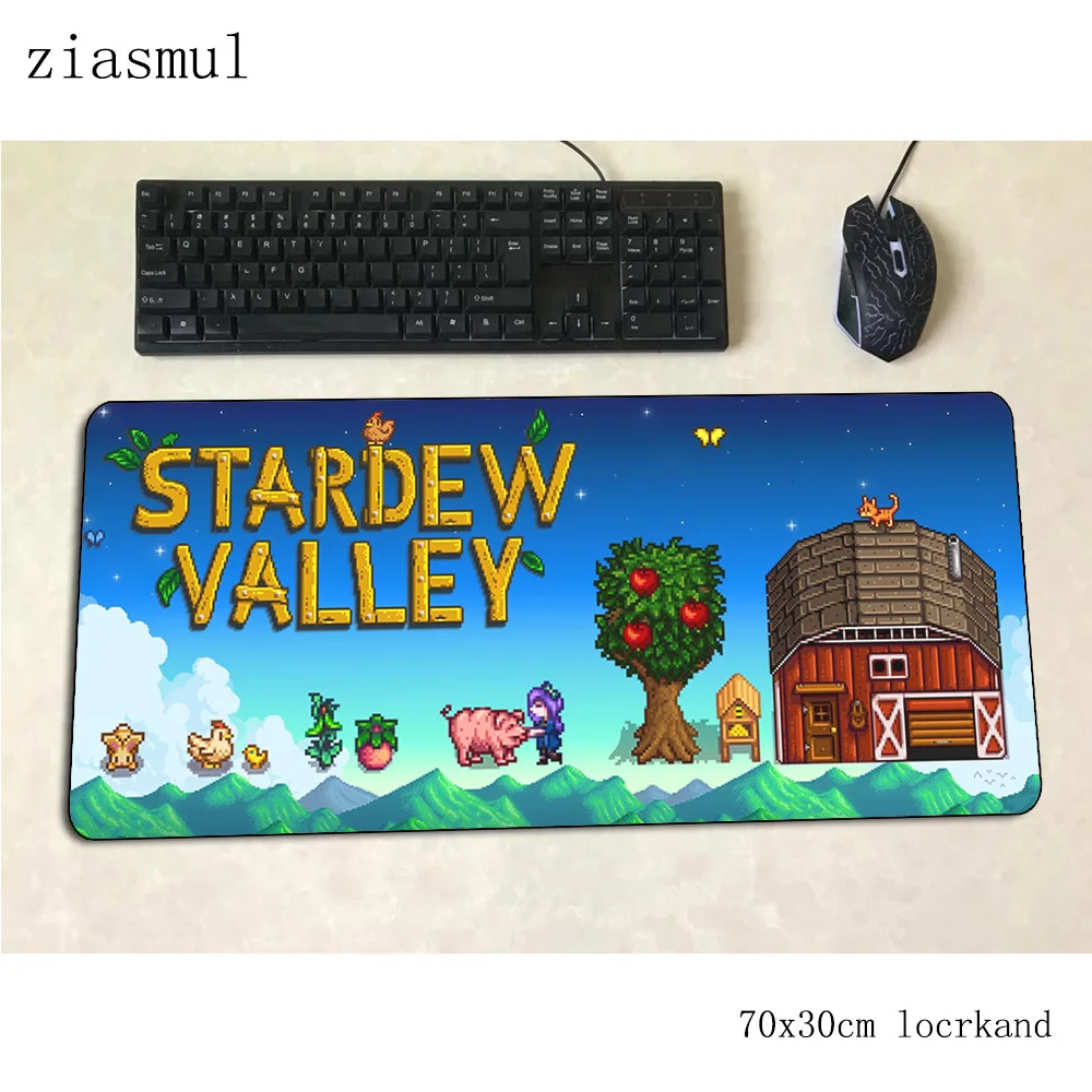 Stardew valley коврик для мыши 70x30 см игровой шикарное офисный ноутбук с алюминиевым