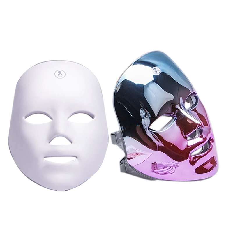 

7 Colors Led Facial Mask Face Care Skin Care Electric Wrinkle Acne Removal Mask Therapy Facial Instrument