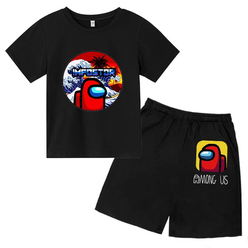 

Game Impostor Baby Boys Clothes Sets Children Clothing Summer Short Sleeve Tracksuit Boys Sport Suits Costume Kids Clothes