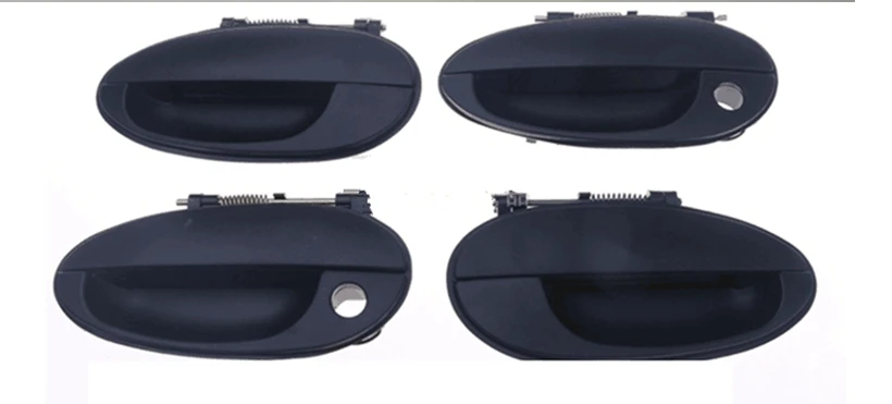 4 шт. новые наружные дверные ручки для Chevy CHEVROLET AVEO/DAEWOO KALOS 2003-2006 96541631, 96541632, 96583052, 96583053 - Цвет: Black Handle 4pcs