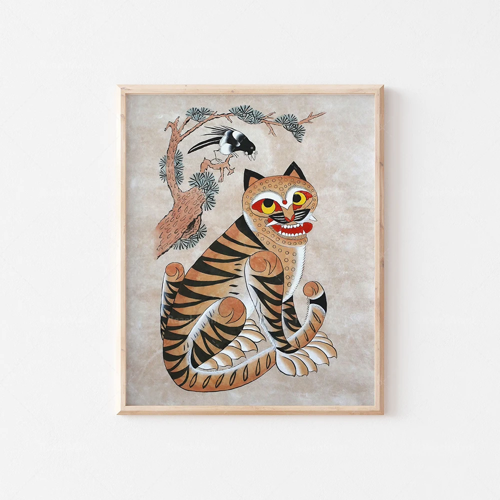 

Художественный постер "Корейский тигр" ReachMani