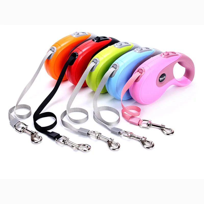 

Pet Accessories Dog Leash Automatic Retractable For Dogs Roulette Nylon Traction Rope Belt Lead for Dogs Extending Walking Leads