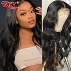 Парик из натуральных волнистых волос, плотность 250, HD, для женщин