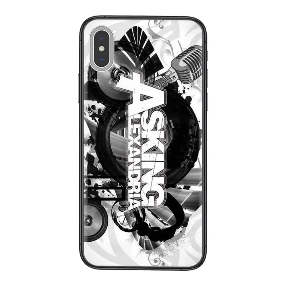 Чехол-бампер черного цвета с логотипом рок-группы завода Великобритании 3D Модный