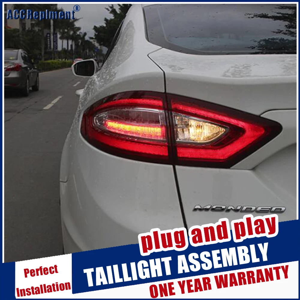 Автомобильный Стайлинг светодиодный полный задний фонарь для Ford Fusion Mondeo хвост
