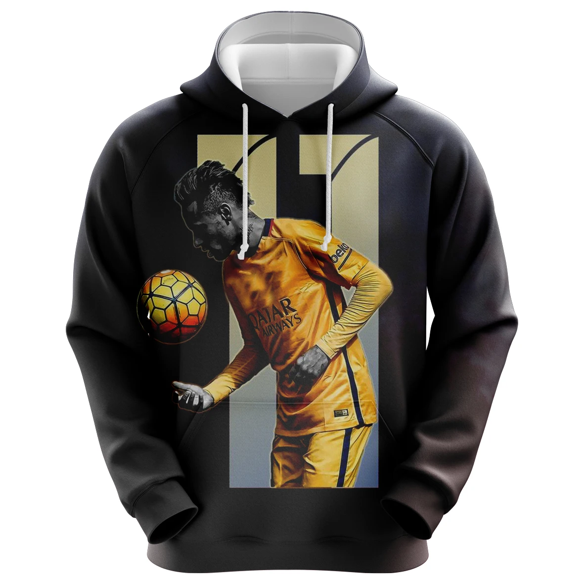

Neymar 3D Cool Sportswear Autumn 2021 New Childs Oversized Hoodie Boys Girls Hooded Sweatshirts Casual Fleece Pullover Tops