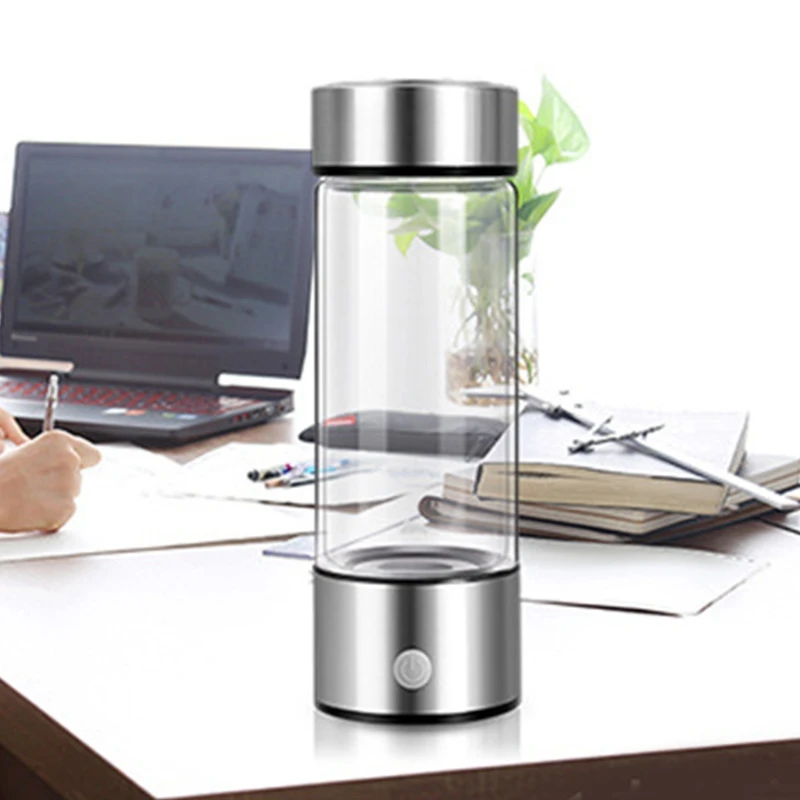 

Portable Hydrogen Generator Cup 420ml Water Filter Ionizer Pem Rich Hydrogen