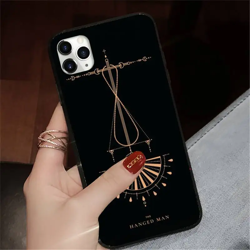 

Tarot Cards Tattoo high quality Phone Case for iPhone 11 12 pro XS MAX 8 7 6 6S Plus X 5S SE 2020 XR