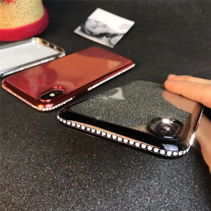 Блестящий чехол со стразами и блестками для samsung Galaxy A60 A40 A20 A70 A50 A30 A10 S S8 S9 S10 плюс S10e J4 J6 A8 A6 Мягкий ТПУ A10S