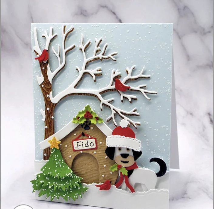 Новое поступление 2021 рождественские металлические Вырубные штампы ZY Presell для