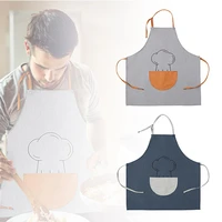household anti fouling oil proof apron adjustable sleeveless apron japan style cooking tools durable dust cover kitchen supplies