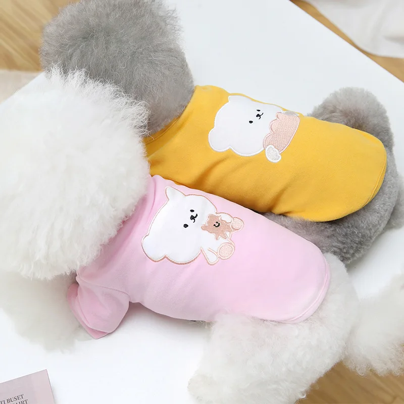 

New Dog Clothes Pet Clothing Winter T-shirt for Dog Vest Pet Costume S-XXL Corgi Bichon Poodle Teddy Puppy Clothes Drop Shipping