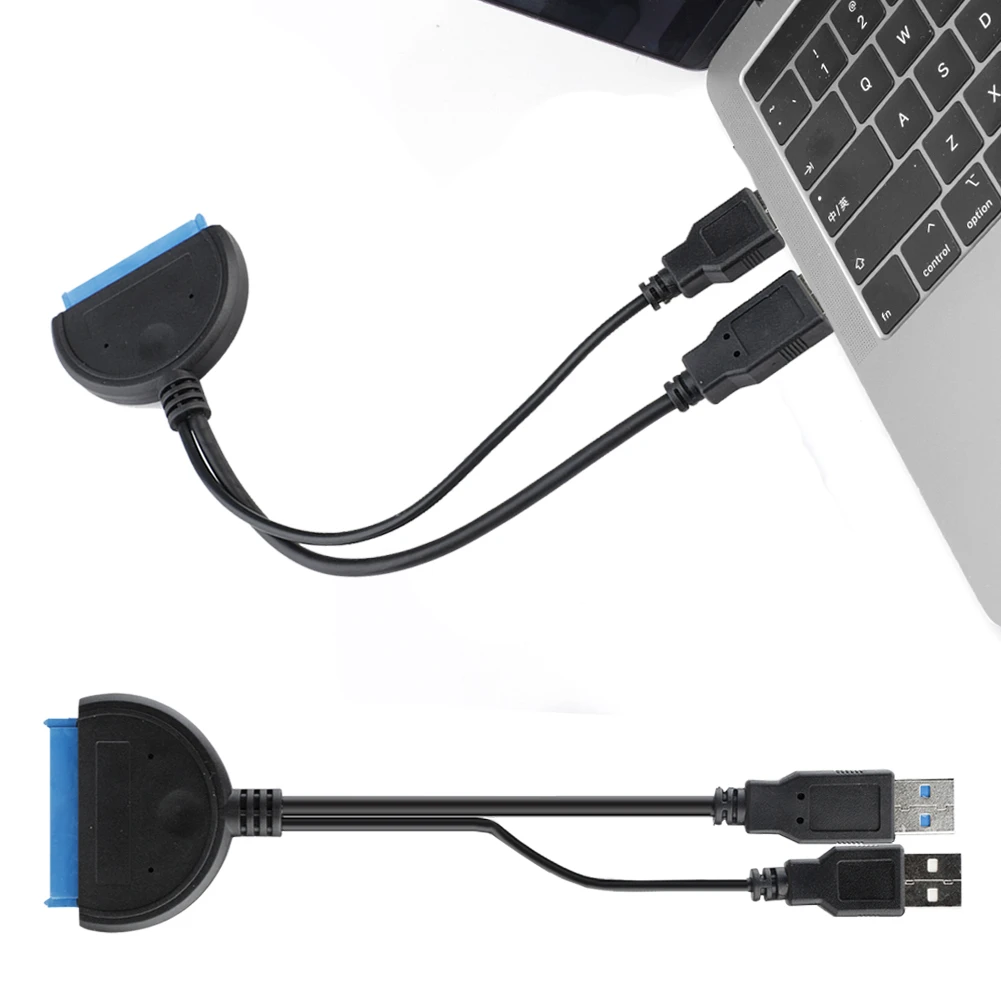 2 5 дюймовый драйвер жесткого диска адаптер USB 3 0 на SATA 22P кабель питания Поддержка