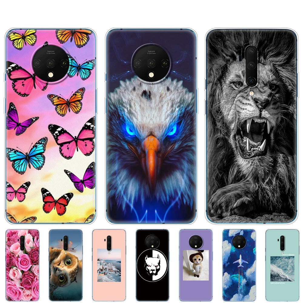 

cases for oneplus 7T silicon case cover for one plus 7T pro case etui cover for oneplus 7T pro case coque bag bumper 1+7T