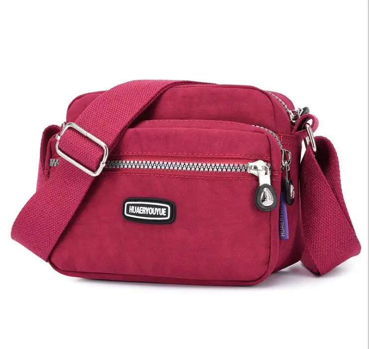 

wallet brand Elegant fashionable Women Small Messenger Bag shoulder bag waterproof nylon bag lady fan casual bag Designer bag