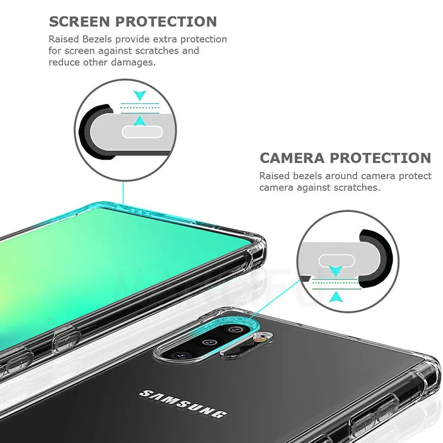 Гибкий чехол для samsung Galaxy Note 10 1 мягкий Премиум ТПУ силиконовый Note10 + Pro 2019 |