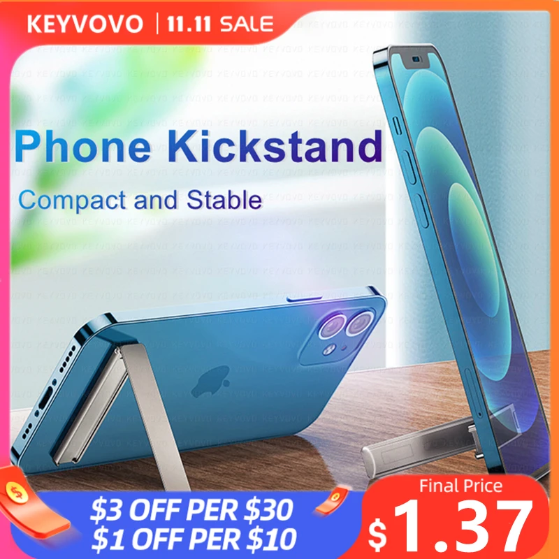 Металлический держатель для телефона подставка универсальная мини-Складная