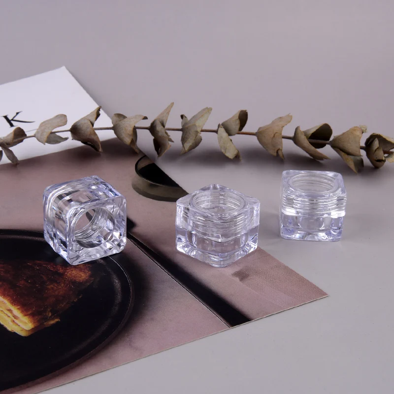 5g пустые прозрачные акриловые тени для век косметический контейнер лица