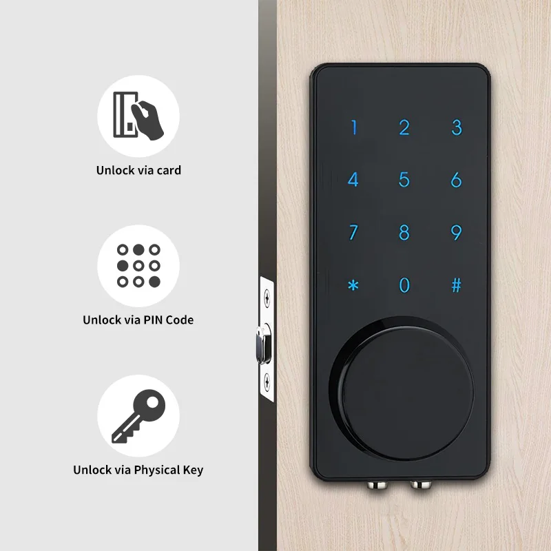Nordson приложение TUYA Smart RFID пароль сенсорный Экран ригель Замок с механический ключ