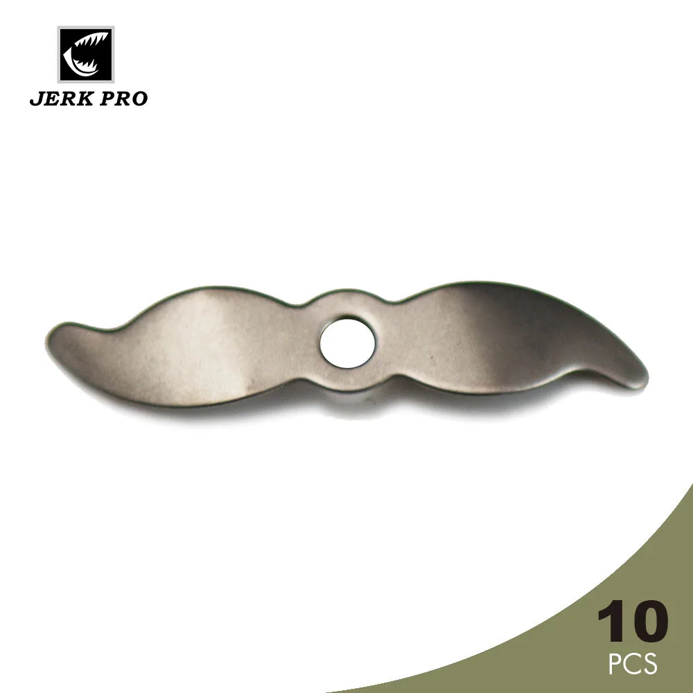 Рывком PRO 10 шт. Нержавеющая сталь острым пропеллер Topwater Опора спин лезвия фигурка приманки для ловли рыбы, рыболова снасти ремесло
