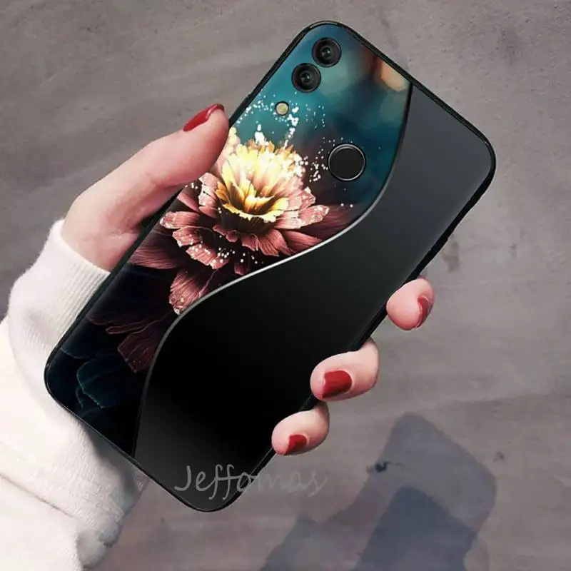 

Luxury Fashion technology Geometry Phone Case For Huawei Honor view 7a5.45inch 7c5.7inch 8x 8a 8c 9 9x 10 20 10i 20i lite pro