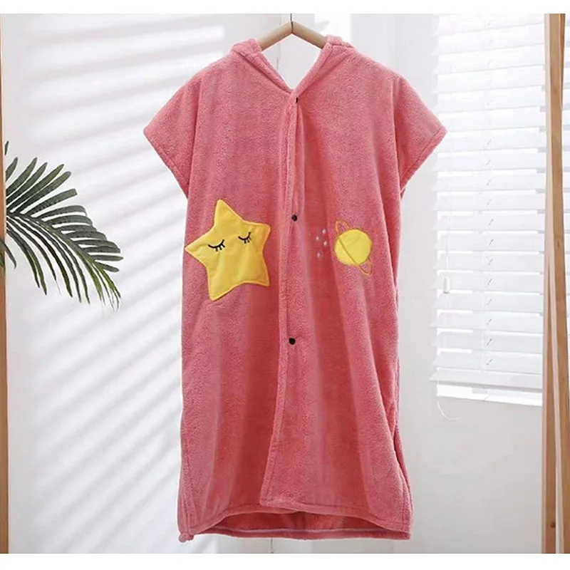 

Drop Shipping Wear Bath Towel With Hooded for Adults 85*180cm Bathroom Women Microfiber Fiber Beach Towel Bath Wrap Towel