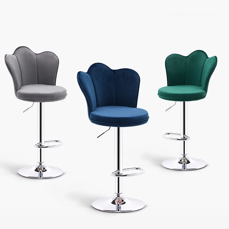 

Creative Bar Chair Lift Chair High Backrest Home Swivel Bar Chair Bar Stool Modern Minimalist Bar Chair Front High Stool