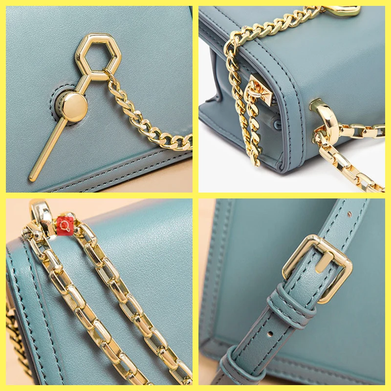 

Fashion Ladies Handbag Casual Sling Chain Shoulder Crossbody Messenger Travel PU Mini Envelope Bag
